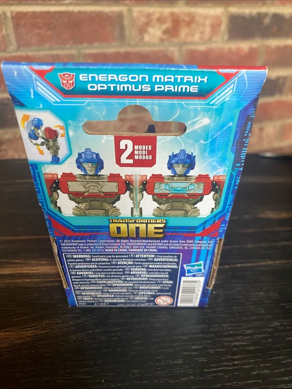 Hasbro Transformers ONE Optimus Prime Figure - Blue, Red & Silver